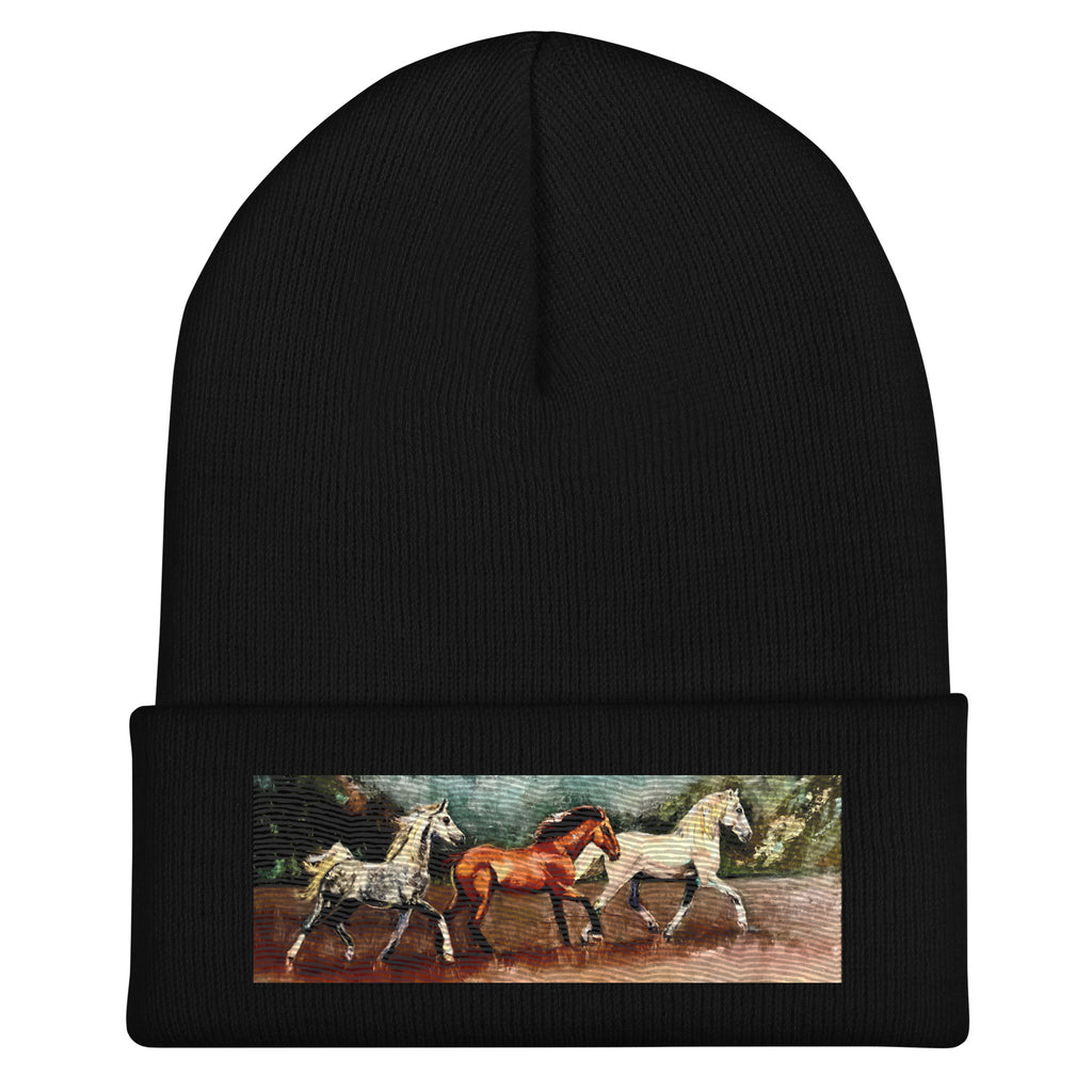 Tranquil Horizon Walk Cuffed Beanie image 1