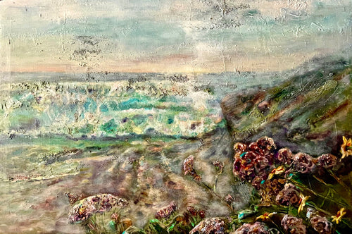 DAYBREAK'S MISTFUL WAVE EMBRACE 24" x 36" image 0