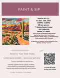 Paint and sip Bisbee Community Center 12-12-25