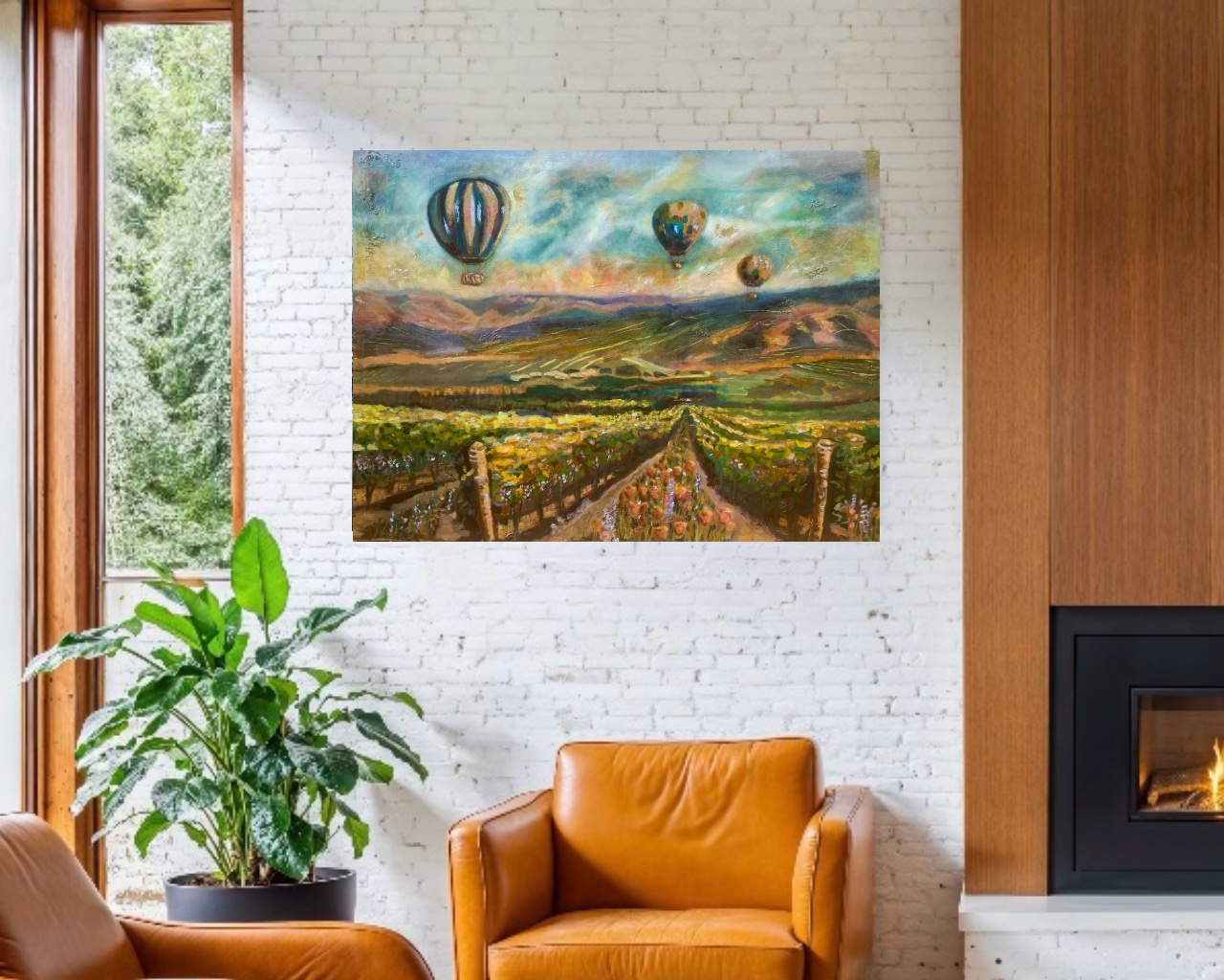 Soaring Over Wine Country by Deeline